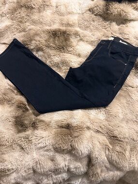 Angels Forever Young - Women’s Dark Denim Straight Stretch Jeans - 8/29